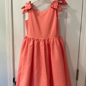 Janie and Jack Satin Bow Special Occasion Dress Girls 7